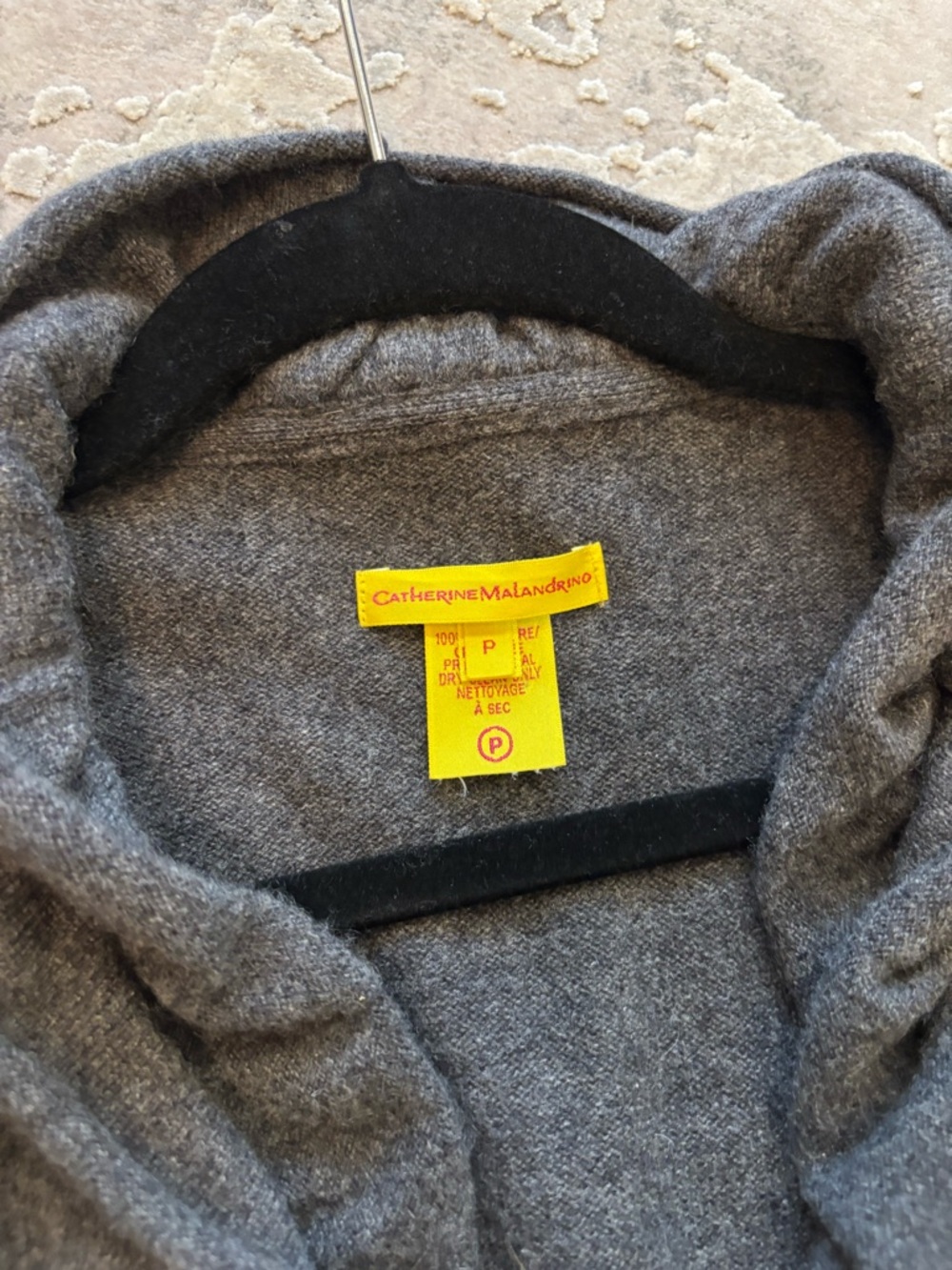 Catherine Malandrino Gray Midi Dress